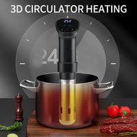 1800W IPX7 wodoodporna próżnia Sous Vide kuchenka zanurzeniowa cyrkulator dokładne gotowanie z cyfrowym wyświetlaczem LED grzałka wolnowar 5